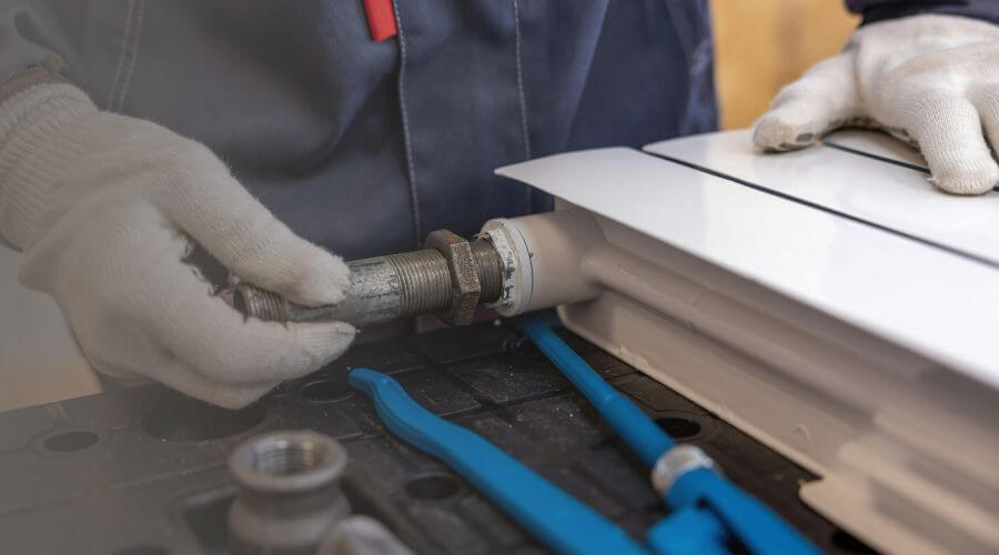 Professional water heater repair services in Elsmore, KS